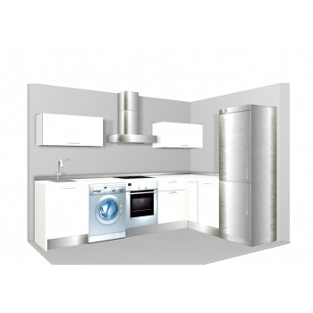 Cocina en L Estándar Mate