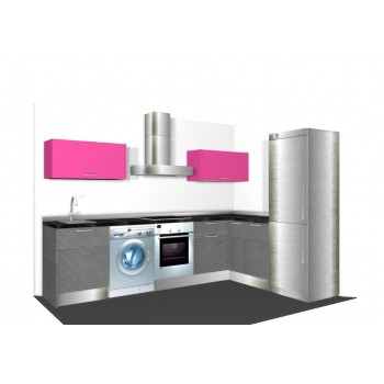 Cocina en L Estándar Brillo y Mate