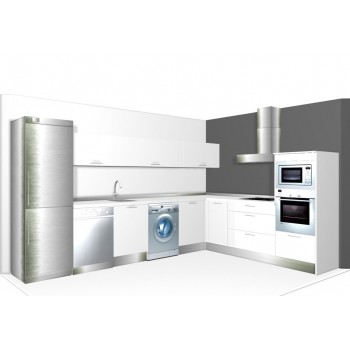 Cocina en L Grande Brillo