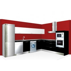 Cocina en L Grande Brillo