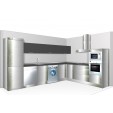Cocina en L Grande Brillo