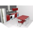 Cocina Isla Mini Brillo