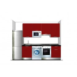 Cocina Lineal Estándar Mate